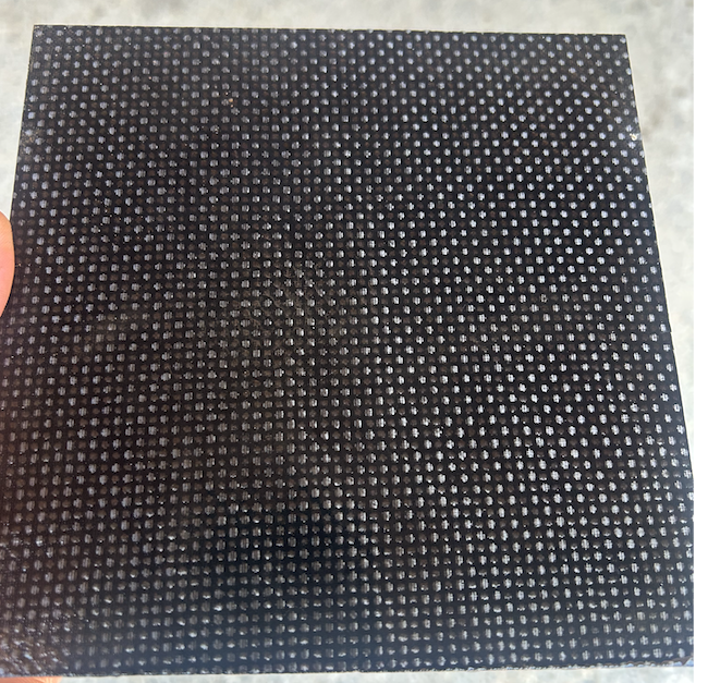 1 x 1 Plain Weave - 6" x 6" x .31"