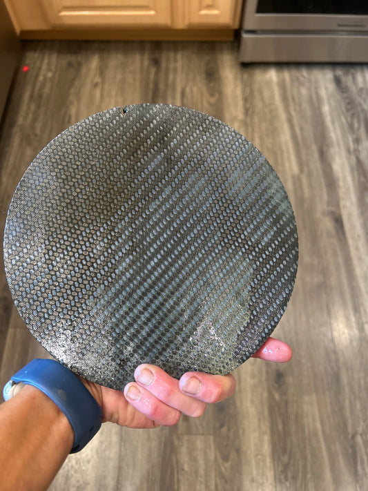 2 x 2 Twill 8” x .31” Circle Cut Off