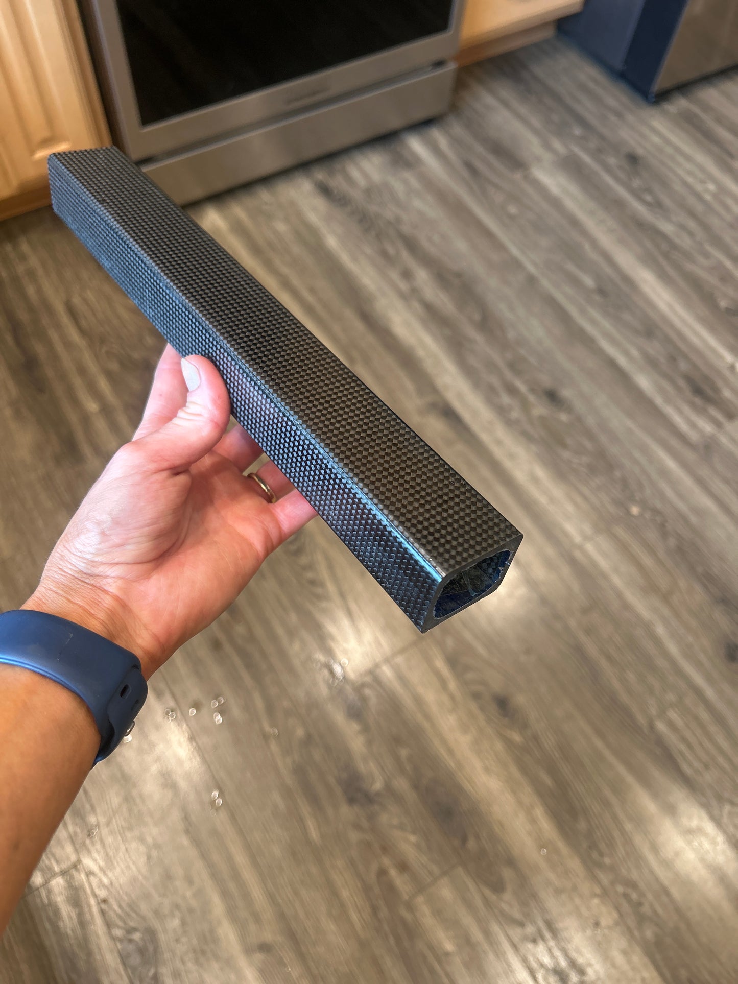 2x2 Twill 12” x 1-1.5” x .12” Square Tube