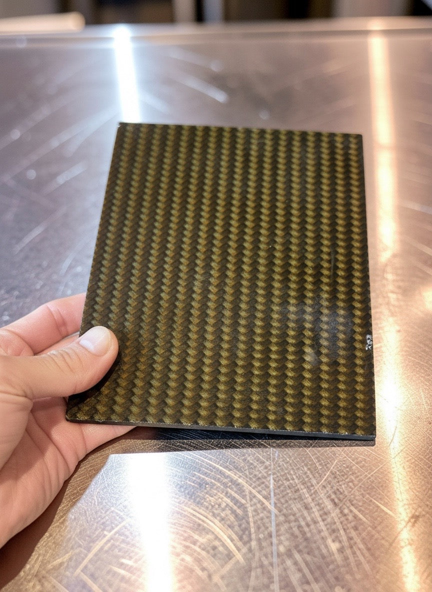 F50 Carbon Fiber  6"x 4.75"x .23 Sheet