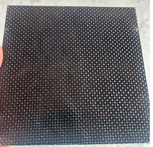 1 x 1 Plain Weave  - 6" x 6" x .31"